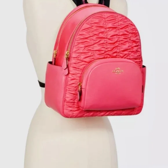 (AUTHENTIC) COACH LEATHER COURT BACKPACK COACH® Outlet | Court Backpack main image 4
